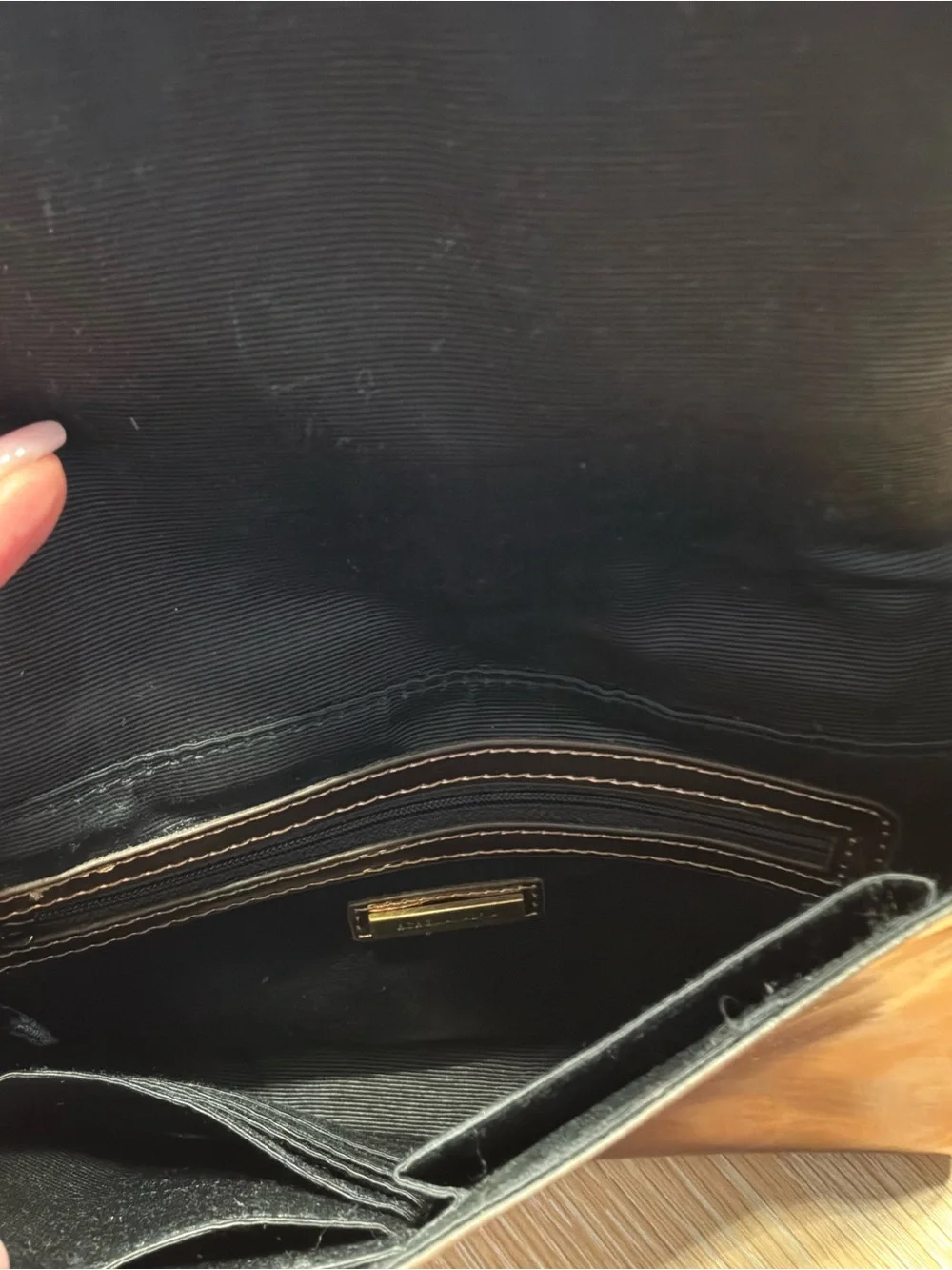 BCBGMaxAzria shiny metallic